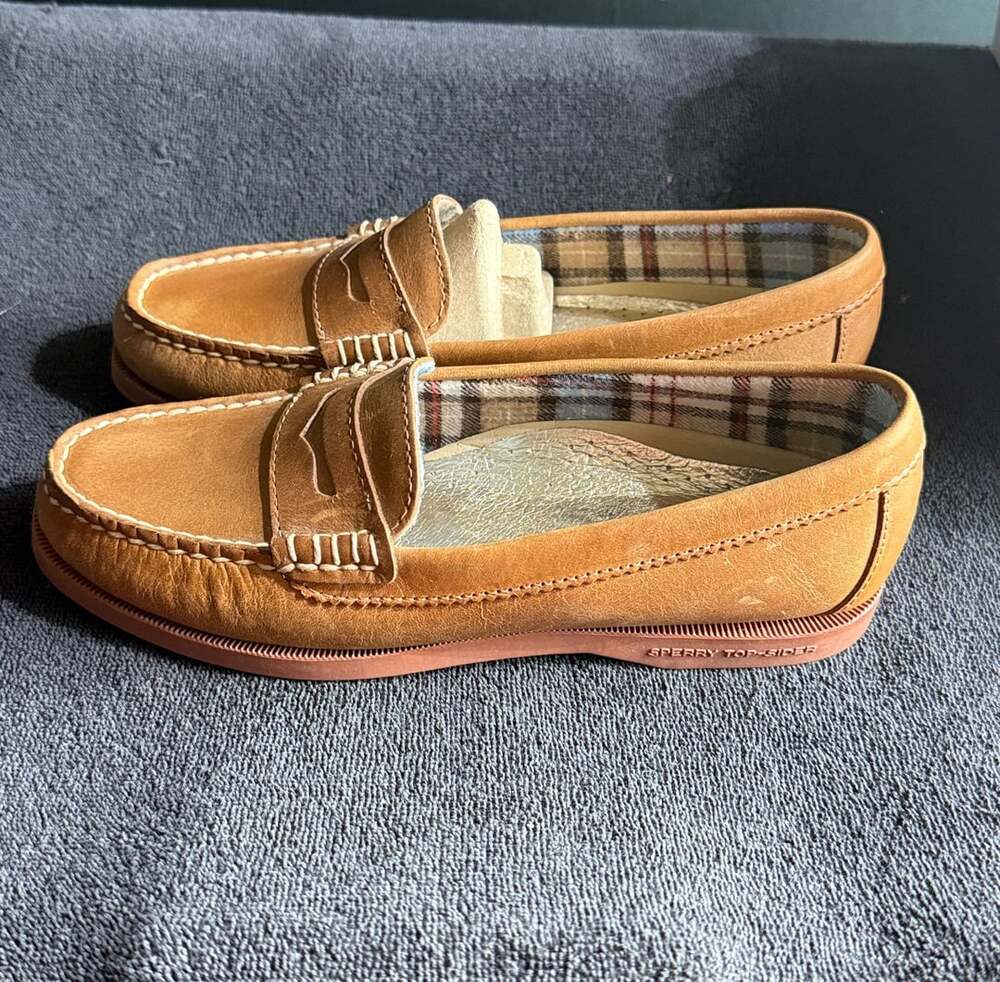 Sperry Top-Sider Brown Leather Loafers